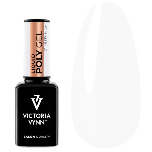 VICTORIA VYNN LIQUID POLY GEL 01 Misty Milk 15 ml - Фото №1