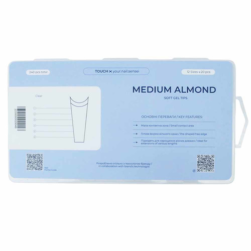 Верхние формы TOUCH Medium Almond 240 шт - Фото №3