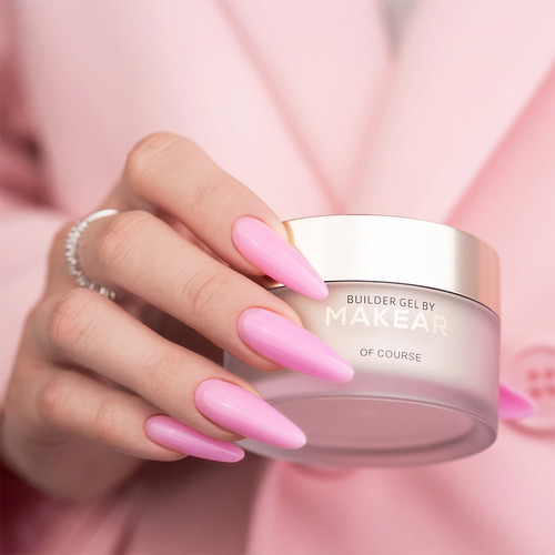 Гель для наращивания MAKEAR Challengel HG03 Candy Pink 15 мл - Фото №4