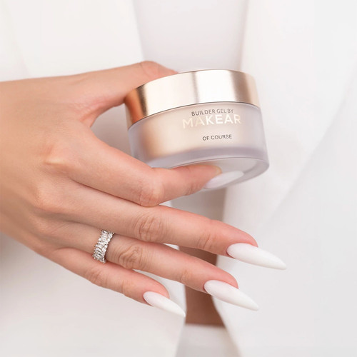 Гель для наращивания MAKEAR Challengel HG01 Milky 15 мл - Фото №3