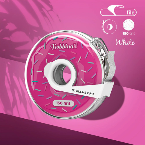 Абразивная лента STALEKS PRO EXPERT белая самоклеящаяся в пластиковой коробке - Фото №3