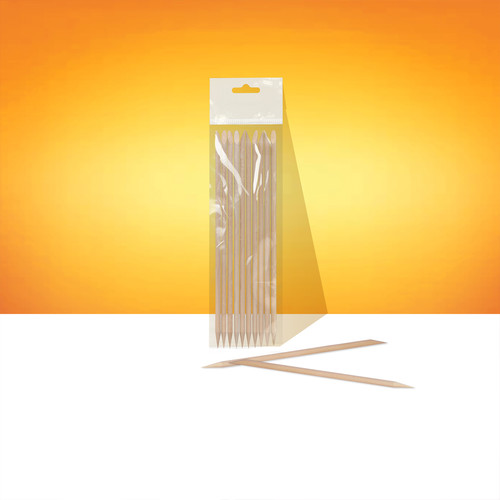 Patyczki drewniane do manicure Staleks Pro 150 mm (10szt) - Фото №3