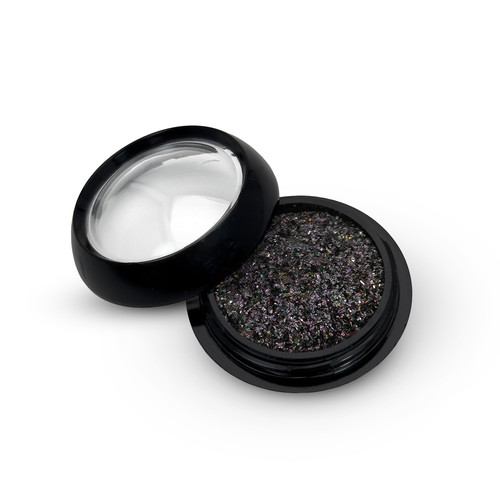 Rubbing for nails Slowianka Holo Black Flakes 1 g - Фото №2