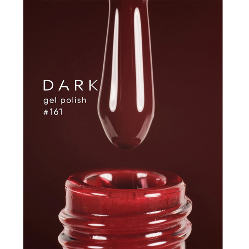 Gel polish DARK 161 wine 6 ml - Фото №2
