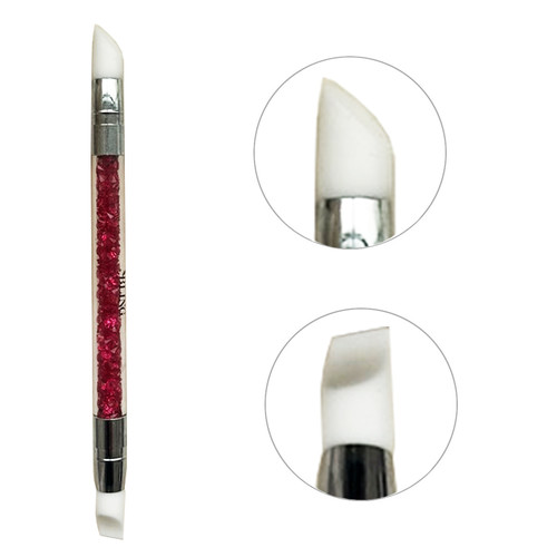 Кисть для геля BLING gel brush розовая - Фото №1