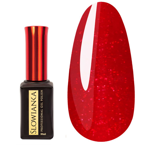 Lakier hybrydowy Slowianka 587 Santa Red 10 g - Фото №1
