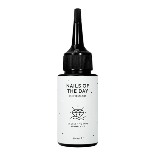 NAILSOFTHEDAY Universal top without sticky layer with minimal UV filter content 50 ml - Фото №1