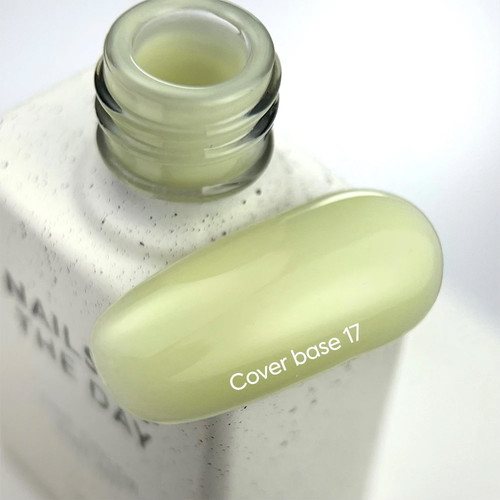 Baza hybrydowa NAILSOFTHEDAY Cover NEW Formula 17 cytrynowo-żółta 10 ml - Фото №4