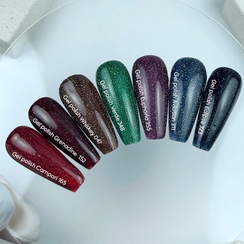 Lakier hybrydowy NAILSOFTHEDAY Gel Polish 355 Euphoria śliwkowo-fioletowy odblaskowy 10 ml - Фото №5