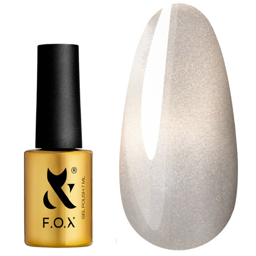 Гель-лак F.O.X Cat Eye 006 серо-бежевый 7 мл