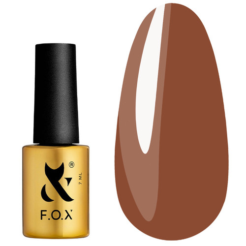 Lakier hybrydowy F.O.X Mocha Mousse 107 terakota-kawa 7 ml