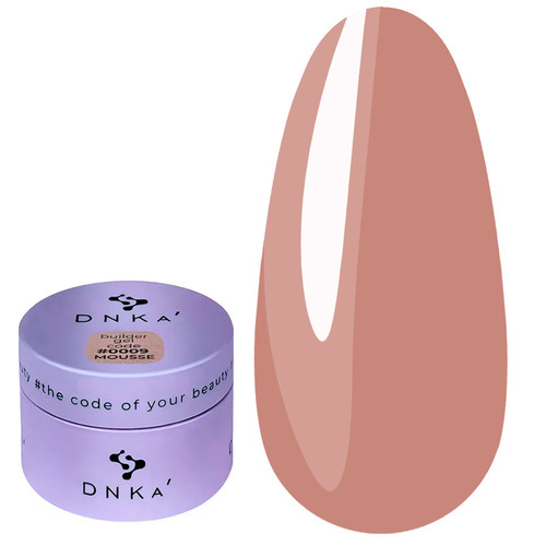 Żel do paznokci DNKa Builder Gel Mousse 0009 beżowy 30 ml - Фото №1