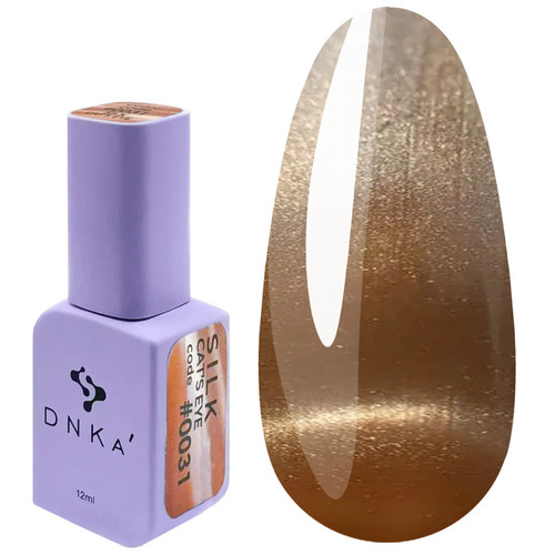 Lakier hybrydowy DNKa CAT`S EYE SILK #0031 czekolada 12 ml - Фото №1