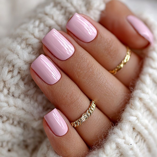 Pink nails