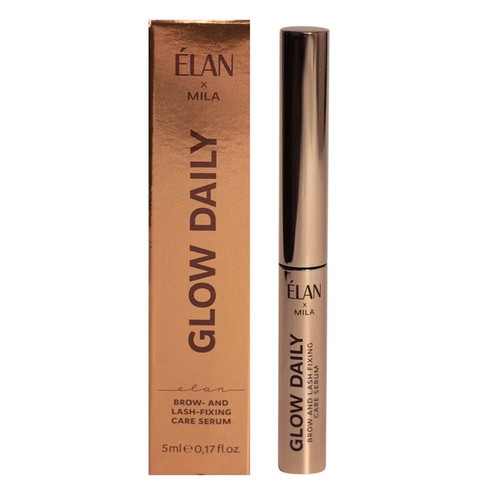 SALE Serum do pielęgnacji brwi i rzęs ELAN Glow Daily Fixing 5 ml - Фото №2