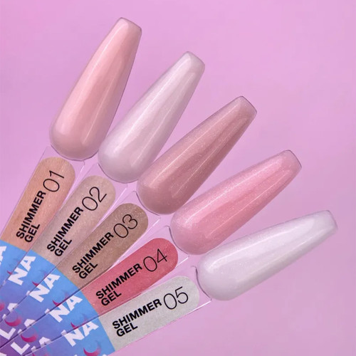 Гель для наращивания ногтей LUNA Shimmer Gel 4 розовый 30 мл (323-5426-1581) - Фото №2