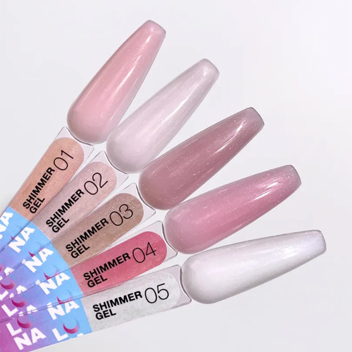 Гель для наращивания ногтей LUNA Shimmer Gel 4 розовый 30 мл (323-5426-1581) - Фото №3