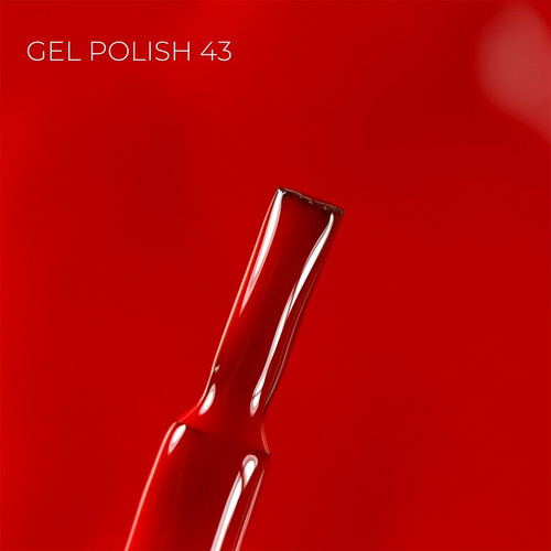 Гель-лак Touch Gel Polish 43 ярко-красный 9 мл - Фото №2