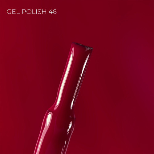 Гель-лак Touch Gel Polish 46 малиново-красный 9 мл - Фото №2