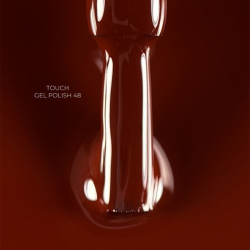 Гель-лак Touch Gel Polish 48 коричнево-красный 9 мл - Фото №3