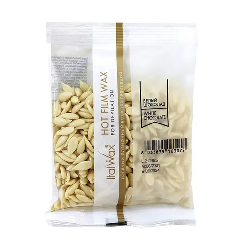 Wosk do depilacji Italwax twardy w dropsach biała czekolada 100 g