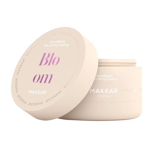 Odżywczy peeling do dłoni i ciała MAKEAR Bloom 200 ml - Фото №1