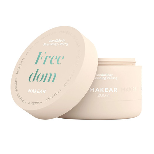 Odżywczy peeling do dłoni i ciała MAKEAR Freedom 200 ml - Фото №1