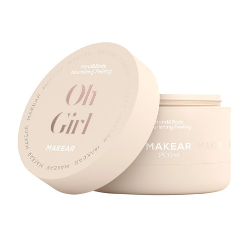 Odżywczy peeling do dłoni i ciała MAKEAR Oh Girl 200 ml - Фото №1
