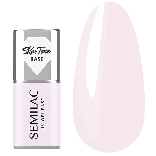 Baza hybrydowa Semilac Skin Tone Cover Base Milky Pink 7 ml - Фото №1