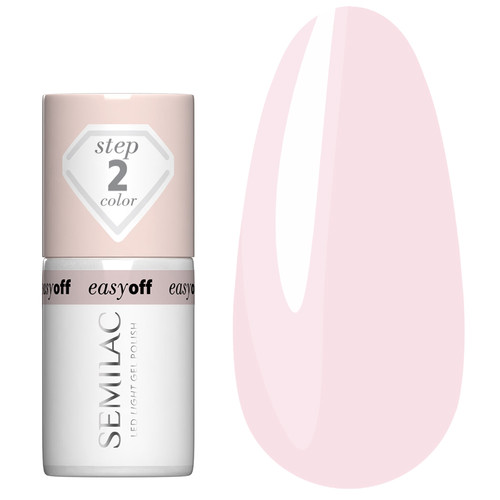 Nail polish Semilac EASY OFF LED LIGHT L12 Almond Milk 7 ml - Фото №1