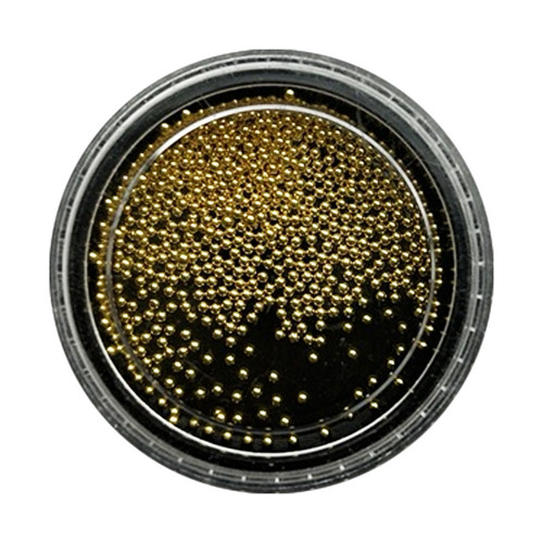 Бульонки MANY BEAUTY для украшения ногтей золото 3 г