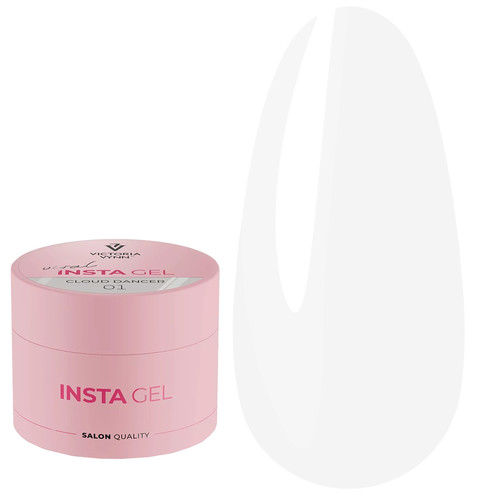 Żel budujący samopoziomujący INSTA GEL VICTORIA VYNN 01 Cloud Dancer 40 ml - Фото №1
