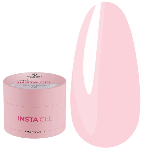 Żel budujący samopoziomujący INSTA GEL VICTORIA VYNN 02 Clean Look 40 ml - Фото №1