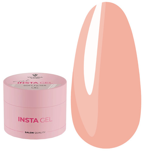 Żel budujący samopoziomujący INSTA GEL VICTORIA VYNN 06 Soft Filter 40 ml - Фото №1
