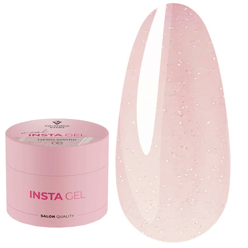 Żel budujący samopoziomujący INSTA GEL VICTORIA VYNN 08 Hero Spark 40 ml - Фото №1