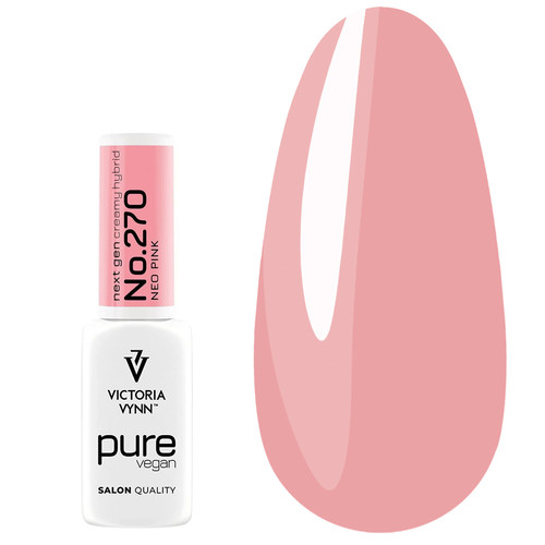 Гель-лак PURE VEGAN CREAMY HYBRID VICTORIA VYNN 270 Neo Pink 8 мл - Фото №1