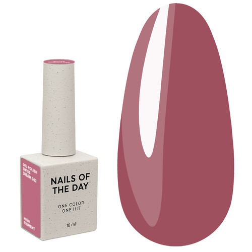 Lakier hybrydowy NAILSOFTHEDAY Swiss Dream pudrowy róż 10 ml - Фото №1