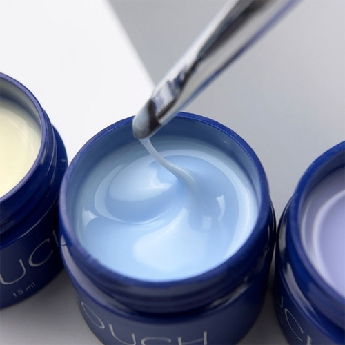 Żel budujący Touch Builder liquid 25 niebieski 15 ml - Фото №4