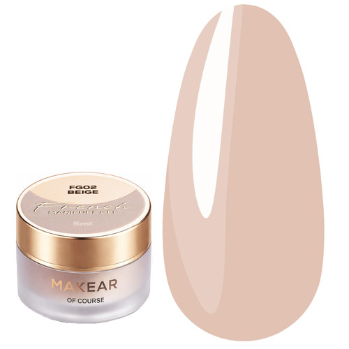 Farba żelowa Makear French Manicure Gel FG02 Beige 5 ml - Фото №1