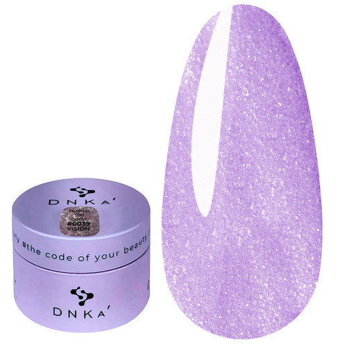 Żel do paznokci DNKa Builder Gel Vision 0039 fioletowy 30 ml - Фото №1
