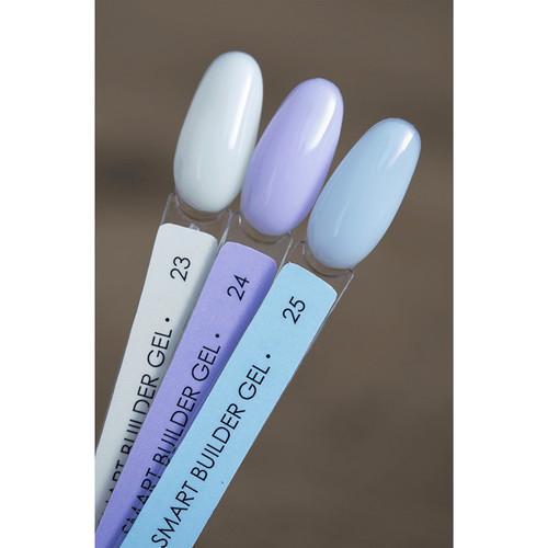 Гель для наращивания Dark Smart Builder gel 25 нежный голубой пастельный 15 мл - Фото №4