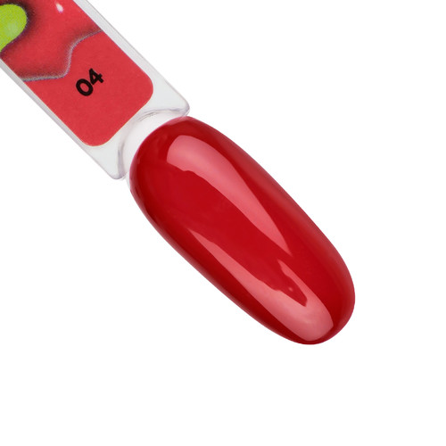 Gel polish TUFI profi REDLINE 04 Pulse classic red 10 ml (0331244) - Фото №5