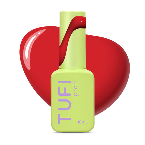 Gel polish TUFI profi REDLINE 04 Pulse classic red 10 ml (0331244) - Фото №1