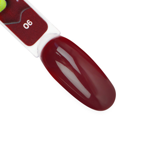 Gel polish TUFI profi REDLINE 06 Phase cool dark red 10 ml (0331246) - Фото №5