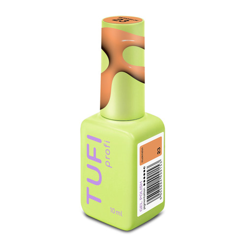 Lakier hybrydowy TUFI profi PANTONE 23 Muskmelon brzoskwiniowo-pomarańczowy 10 ml (0331536) - Фото №4