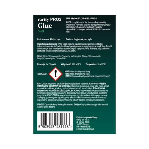 Klej do rzęs Rarity PRO 2 5 ml - Фото №4