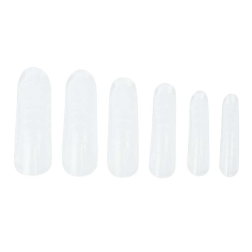 Górne formy do paznokci Lunamoon Dual Nail Forms Сlassic Square (120 szt) - Фото №1