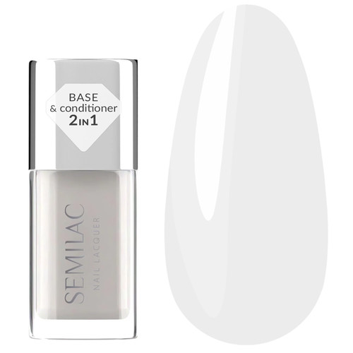 Baza do lakierów klasycznych Semilac Nail Lacquer Smoothing Base 9 ml - Фото №1