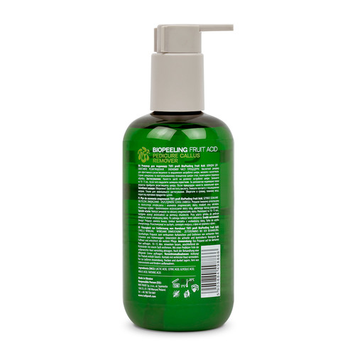 Zmywacz do pedicure TUFI profi BioPeeling Fruit Acid do zmiękczania szorstkiej skóry stóp kwaśny 250 ml (0330979) - Фото №3