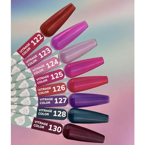 Lakier hybrydowy YOUARECUTE Color 127 witraż fioletowy 5 ml (993-4761-1321) - Фото №4